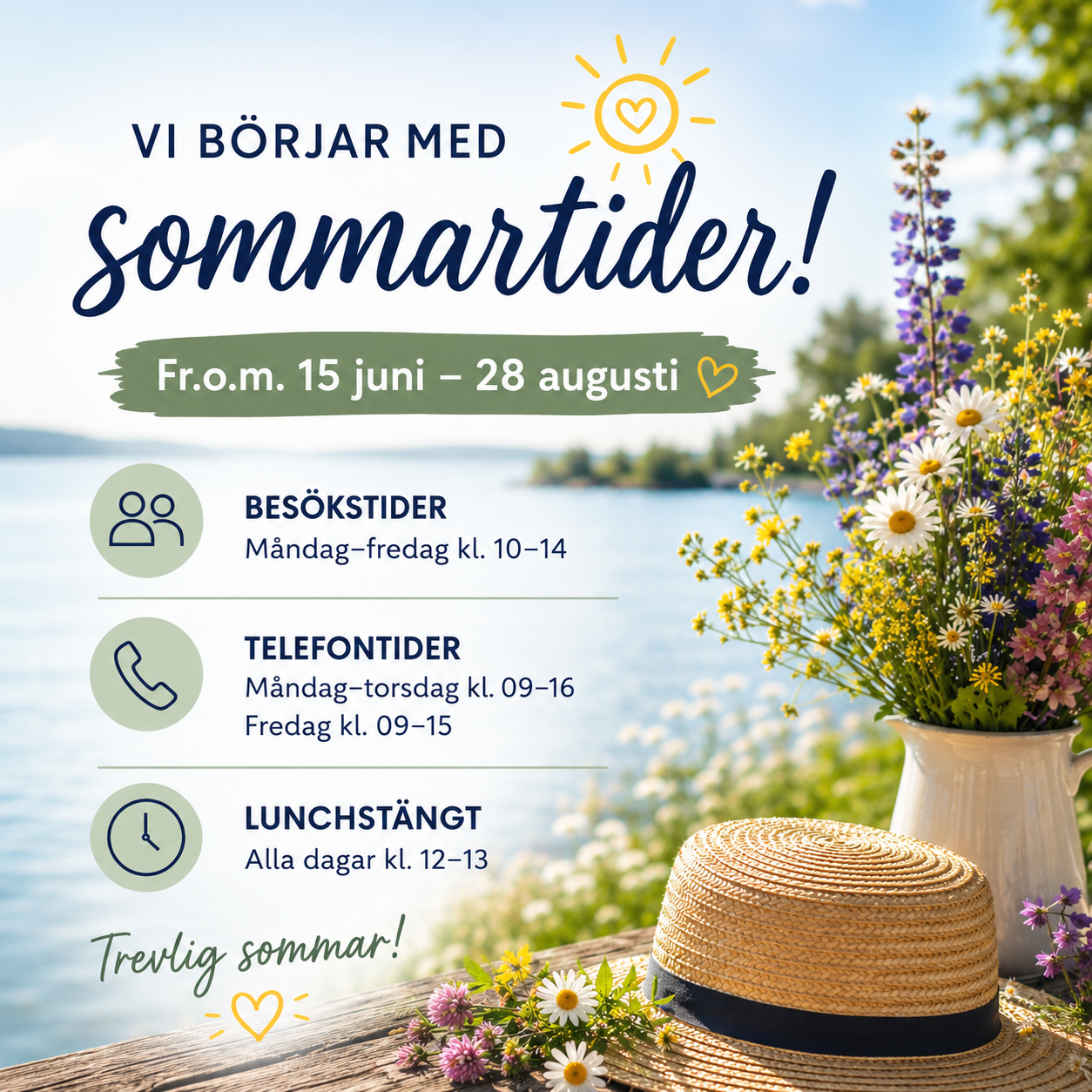 Sommartider 2026