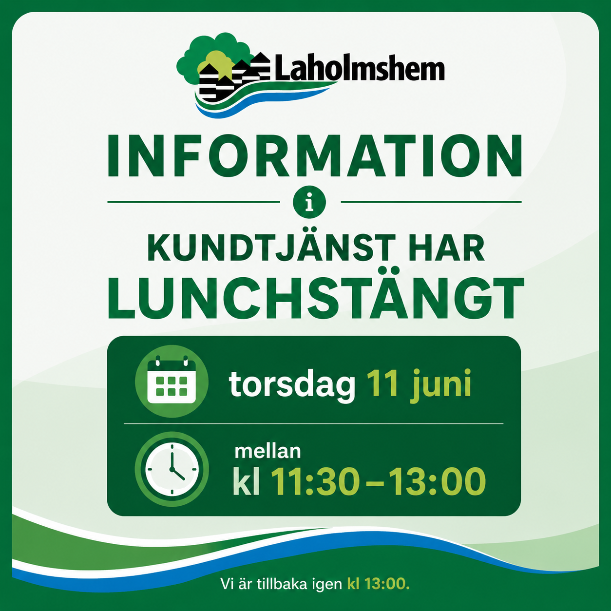 Tillfälligt stängt 